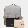 Outlet 🔥 Babymel George 🎒 Backpack Nappy Bag Black & Grey 👏