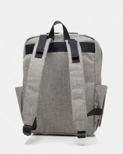 Outlet 🔥 Babymel George 🎒 Backpack Nappy Bag Black & Grey 👏 -Baby Online store http3A2F2Fstatic.theiconic.com .au2Fp2Fbabymel 3315 749526 3