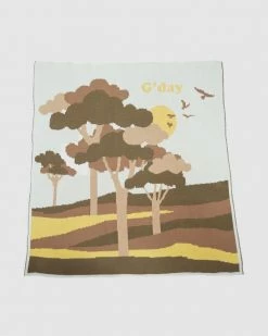 Cheapest ⌛ Banabae G'day Organic Cotton Blankie Earthy 🔔