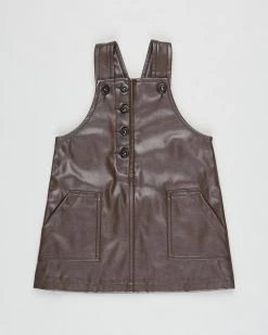 Hot Sale 😍 Bardot Junior Belle Pinafore - Babies Chocolate ✔️