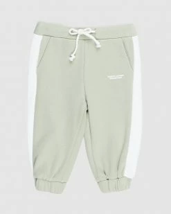 Outlet ✔️ Bardot Junior The Spliced Sweat Pants - Babies-Kids Khaki & Ivory 🔔