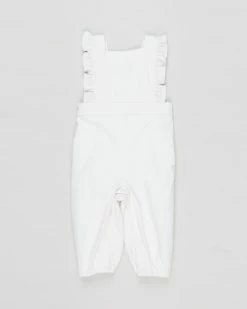 Best Sale ⭐ Bardot Junior Estelle Cord Overalls - Babies-Kids Ivory 🔔