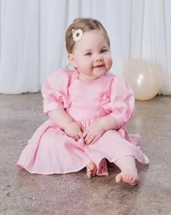 Buy 🤩 Bardot Junior Reign Mini Tiered 👗 Dress - Babies-Kids Cameo Pink 🤩