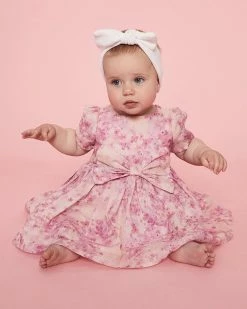 Best Sale 😉 Bardot Junior Jasmine Mini 👗 Dress - Babies Pink Floral 🤩