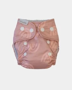 Buy ✔️ Bare and Boho ICONIC EXCLUSIVE - Recycled Nappy Newborn Bamboo Insert & Booster 1 Pack Dusty Rainbow ⭐