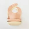 Discount 👍 Bare and Boho ICONIC EXCLUSIVE - Silicone Feeding Bib 2 Pack Oat & Mushroom Pink ⭐