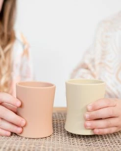 Buy 🛒 Bare and Boho ICONIC EXCLUSIVE - Silicone Soft Grip Open Cups 2 Pack Oat & Mushroom Pink 💯 -Baby Online store http3A2F2Fstatic.theiconic.com .au2Fp2Fbare and boho 1104 7342131 4