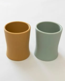 Brand new 🛒 Bare and Boho ICONIC EXCLUSIVE - Silicone Soft Grip Open Cups 2 Pack Seafoam & Tumeric 🥰 -Baby Online store http3A2F2Fstatic.theiconic.com .au2Fp2Fbare and boho 1199 6342131 3