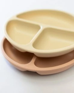 Coupon 🥰 Bare and Boho ICONIC EXCLUSIVE - Non Suction Plate With Divider 2 Pack Oat & Mushroom Pink 💯 -Baby Online store http3A2F2Fstatic.theiconic.com .au2Fp2Fbare and boho 1223 9242131 3