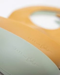 New 🧨 Bare and Boho ICONIC EXCLUSIVE - Silicone Feeding Bib 2-Pack Seafoam & Tumeric 🥰 -Baby Online store http3A2F2Fstatic.theiconic.com .au2Fp2Fbare and boho 1228 0242131 4