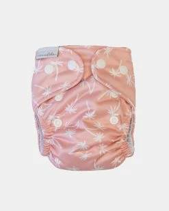 Best Pirce ❤️ Bare and Boho ICONIC EXCLUSIVE - Recycled Nappy Newborn Bamboo Insert & Booster 1 Pack Blush Palm 😍