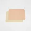 Cheap 🛒 Bare and Boho Silicone Placemat Rectangle 2-Pack - ICONIC EXCLUSIVE Oat & Mushroom Pink 👍