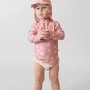 Budget 🥰 Bare and Boho Protective Swimwear Rashie & Flap Hat Set - Babies Sunshine 🔥