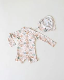 Brand new 💯 Bare and Boho Protective Swimwear Onesie & Flap Hat Set - Babies Pastel Fronds 🎁 -Baby Online store http3A2F2Fstatic.theiconic.com .au2Fp2Fbare and boho 9260 5704331 4