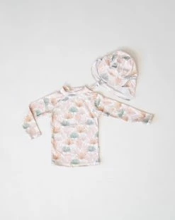 Best Pirce ✔️ Bare and Boho Protective Swimwear Rashie & Flap Hat Set - Babies Pastel Fronds ❤️ -Baby Online store http3A2F2Fstatic.theiconic.com .au2Fp2Fbare and boho 9291 3804331 3