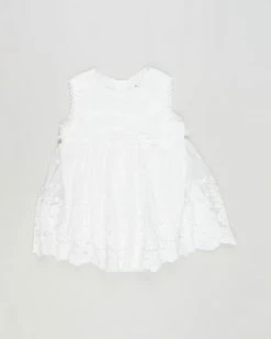 Best deal 🔔 Bebe by Minihaha Lace Overlay Romper - Babies IVORY ⭐