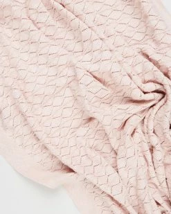 Buy 😀 Bebe by Minihaha Knitted Pointelle Blanket Pink ✨ -Baby Online store http3A2F2Fstatic.theiconic.com .au2Fp2Fbebe by minihaha 0488 8204231 3