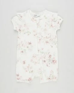 Best reviews of 🧨 Bebe by Minihaha Amelie Floral SS Zip Romper - Babies Amelie Print 😍