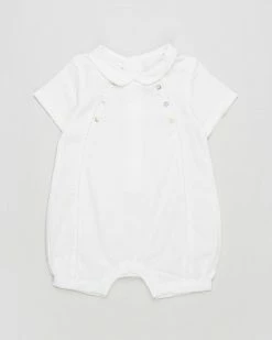 Brand new 👏 Bebe by Minihaha William 👕 Shirt Romper - Babies Ivory 🔔