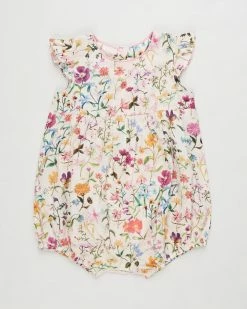 Outlet 😀 Bebe by Minihaha Liberty Romper Linen Garden - Babies 🎉