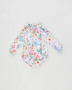 New ❤️ Bebe by Minihaha Willow LS Sunsuit - Babies Pink Print 🌟