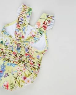 Best Sale 😉 Bebe by Minihaha Willow 🩱 Swimsuit - Babies Mustard Print 🎉 -Baby Online store http3A2F2Fstatic.theiconic.com .au2Fp2Fbebe by minihaha 3414 3655231 3