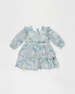 Budget ⌛ Bebe by Minihaha Liberty Tiered 👗 Dress - Babies Castle Garden 🎉