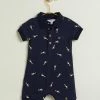 Outlet 🥰 Bebe by Minihaha Jasper Polo Romper - Babies Navy ✔️