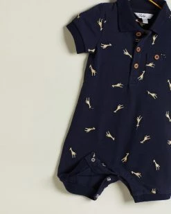 Outlet 🥰 Bebe by Minihaha Jasper Polo Romper - Babies Navy ✔️ -Baby Online store http3A2F2Fstatic.theiconic.com .au2Fp2Fbebe by minihaha 3545 5155231 3
