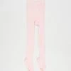 Budget 😉 Bebe by Minihaha Open Work Tights - Babies-Kids Blush Pink 🧨