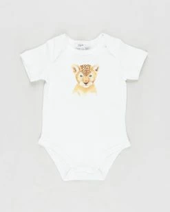 Best Pirce 🔥 Bebe by Minihaha Riley Lion Cub Bodysuit - Babies Cream ❤️