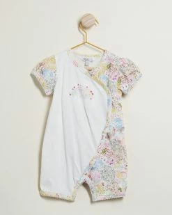 Budget 🎁 Bebe by Minihaha Maise Print Short Sleeve Wrap Romper - Babies Maisie Print ⭐