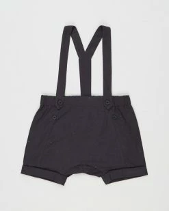 New 👍 Bebe by Minihaha Oscar Shorts With Braces - Babies Charcoal 👏