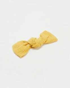 Wholesale 😍 Bebe by Minihaha Izzie Crinkle Headband Mustard 🔥
