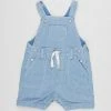 Coupon ✨ Bebe by Minihaha Oscar Denim Stripe Overalls - Babies Indigo 🔥