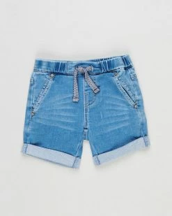 Discount 🤩 Bebe by Minihaha Denim Shorts - Babies Light Denim 👏