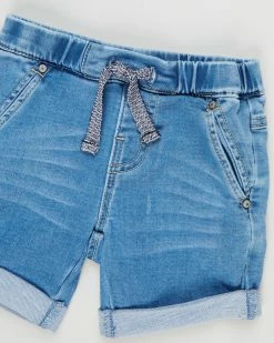 Discount 🤩 Bebe by Minihaha Denim Shorts - Babies Light Denim 👏 -Baby Online store http3A2F2Fstatic.theiconic.com .au2Fp2Fbebe by minihaha 6590 7645231 3