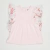 Brand new 🧨 Bebe by Minihaha Izzie Flutter Tee - Babies Pink 🔥