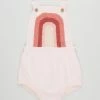 Outlet ✔️ Bebe by Minihaha Grace Rainbow Knit Bodysuit - Babies Pink Rainbow 💯