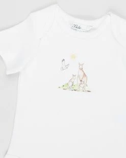 Deals 😍 Bebe by Minihaha Jordan Kangaroo Bodysuit - Babies Cream 👍 -Baby Online store http3A2F2Fstatic.theiconic.com .au2Fp2Fbebe by minihaha 7834 1345231 3