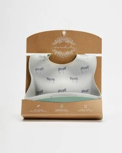 Hot Sale 🎉 Bebe by Minihaha 2 Pack Silicone Bibs - Babies Zebra Print & Sage Green 👏 -Baby Online store http3A2F2Fstatic.theiconic.com .au2Fp2Fbebe by minihaha 8138 5671221 3