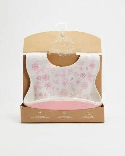 Budget 🤩 Bebe by Minihaha 2 Pack Silicone Bibs - Babies Floral Pink & Dusty Pink 🧨 -Baby Online store http3A2F2Fstatic.theiconic.com .au2Fp2Fbebe by minihaha 8242 2671221 3