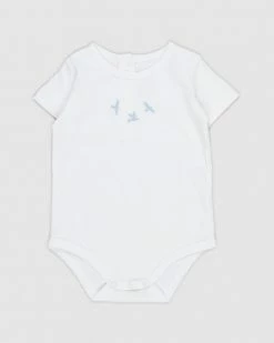 Best Pirce ✔️ Bebe by Minihaha William Birds Bodysuit - Babies Cream 🤩
