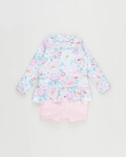 Best Sale 👏 Bebe by Minihaha Blossom Frill Top Suit - Babies Print ⌛