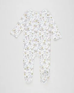 Buy 🎉 Bebe by Minihaha Mae Organic LS Romper - Babies Mustard ✔️