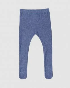 Deals ✔️ Bebe by Minihaha Finn Knitted Leggings - Babies Dusty Blue ⌛