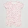Outlet 👍 Bebe by Minihaha Floral Organic Short Sleeve Romper - Babies ⌛