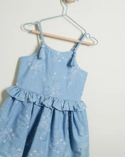 Hot Sale 🎁 Bebe by Minihaha Embroidery Chambray 👗 Dress - Babies Indigo 🧨 -Baby Online store http3A2F2Fstatic.theiconic.com .au2Fp2Fbebe by minihaha 9488 3249141 3