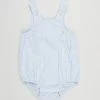 Buy 😍 Bebe by Minihaha Button Front Romper - Babies Pale Blue 💯