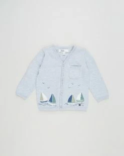Budget 🧨 Bebe by Minihaha William Boat Cardigan - Babies Pale Blue 💯